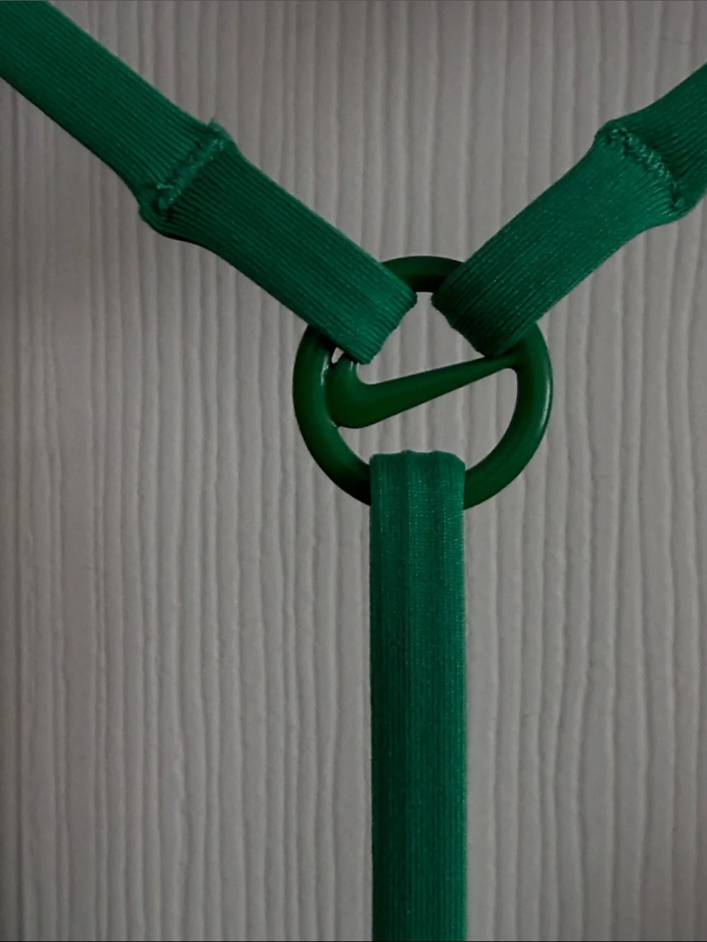 Nike Swoosh Link Terry Y-Back One Piece Swimsuit Green XL NWT Adjustable